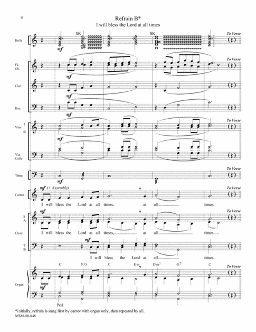 Psalm 34 (Choral Score) image number null