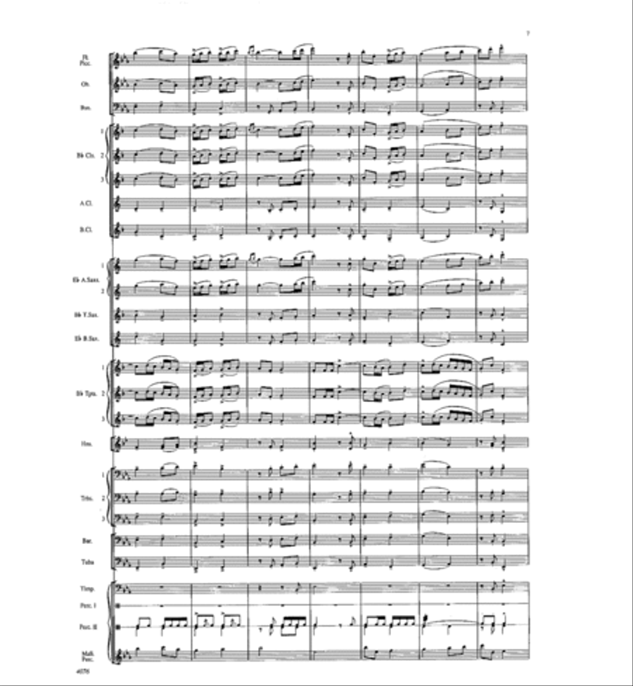 West Highlands Sojourn West Highlands Sojourn Concert Band scores gallery preview page 8