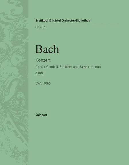 Cembalokonzert a-moll BWV 1065