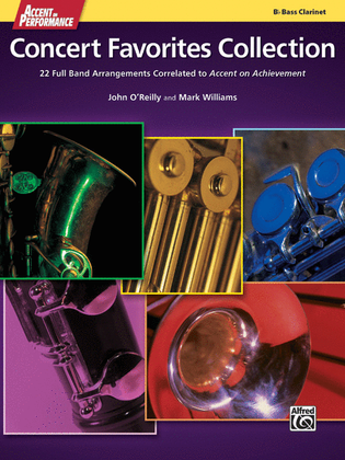 Book cover for Accent on Performance Concert Favorites Collection