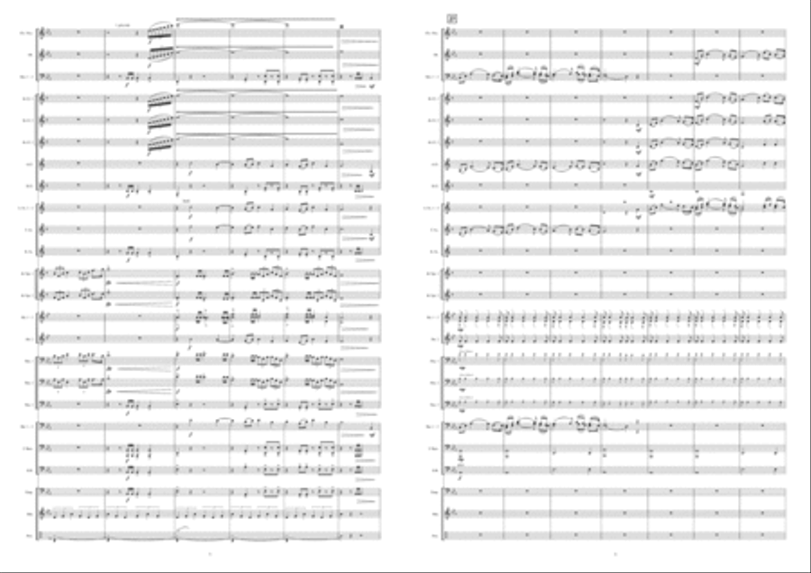 Norwegian Overture Concert Band scores gallery preview page 4