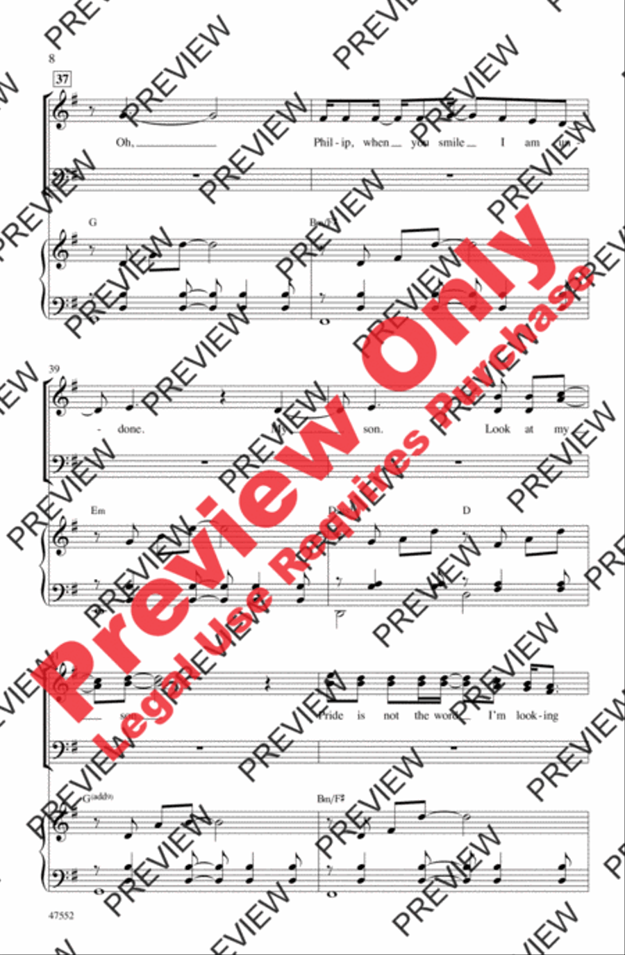 Dear Theodosia 3-Part scores gallery preview page 7