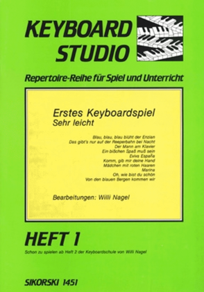 Book cover for Erstes Keyboardspiel - Sehr Leicht -heft 1-