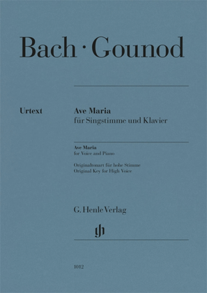 Book cover for Ave Maria (Johann Sebastian Bach)