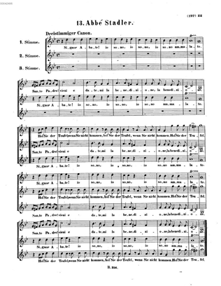 Beethoven Abade Stadler, WoO 178