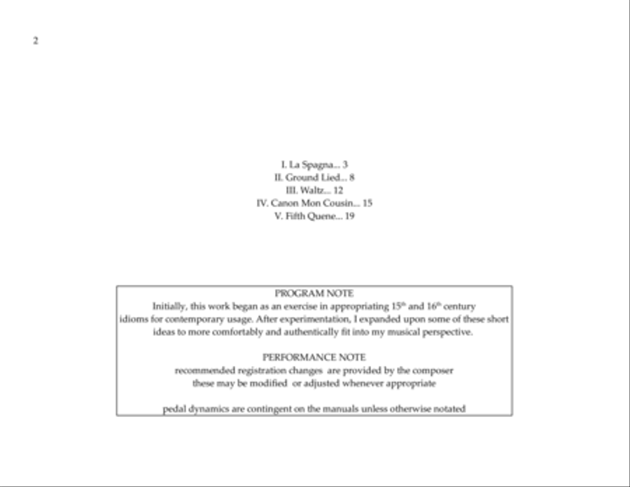 Little Dance Pieces for Organ Organ Solo scores gallery preview page 2
