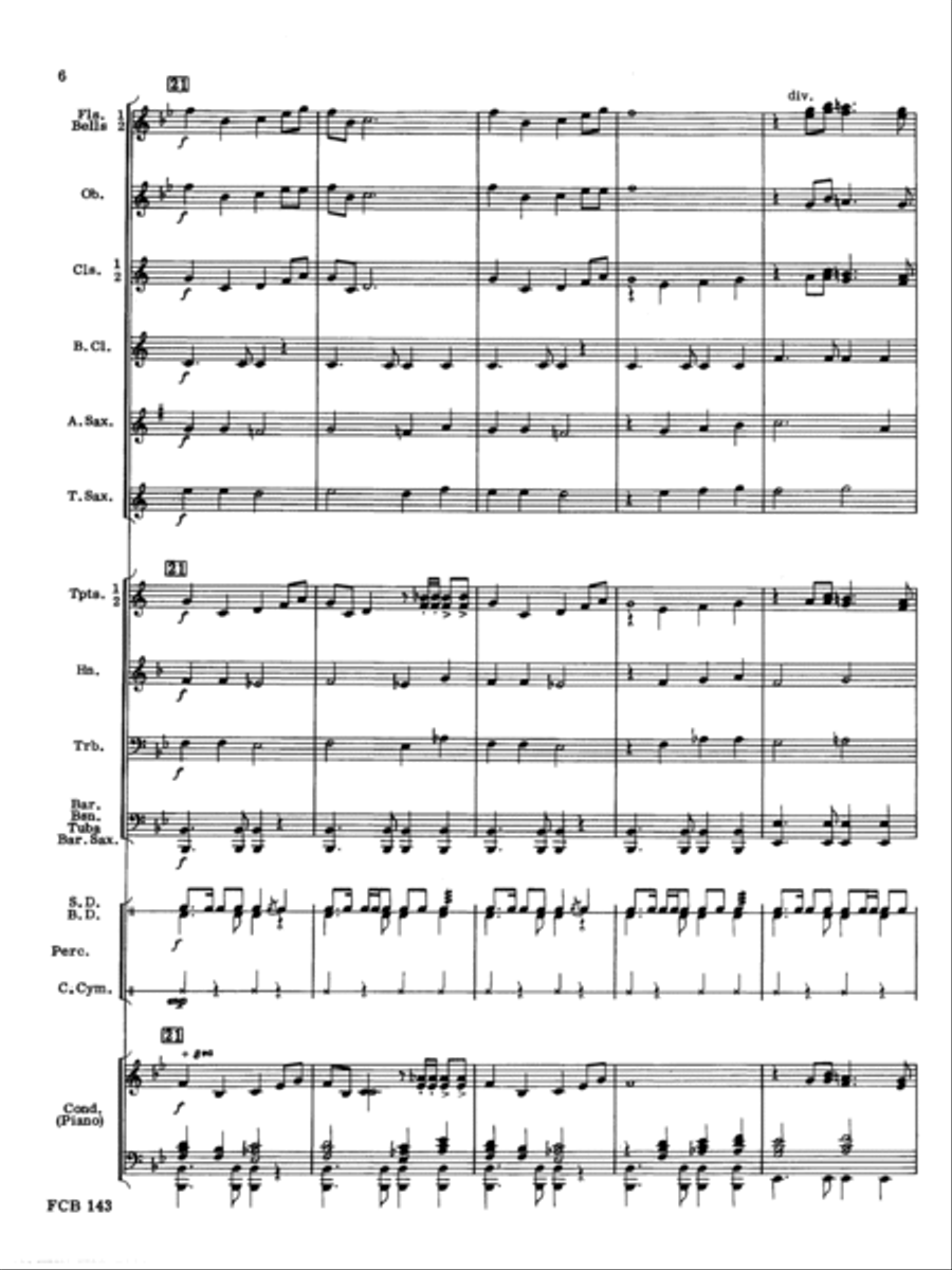 Olympic Spirit Olympic Spirit Concert Band scores gallery preview page 6