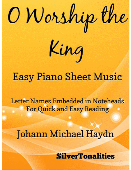 O Worship the King Easy Piano Sheet Music