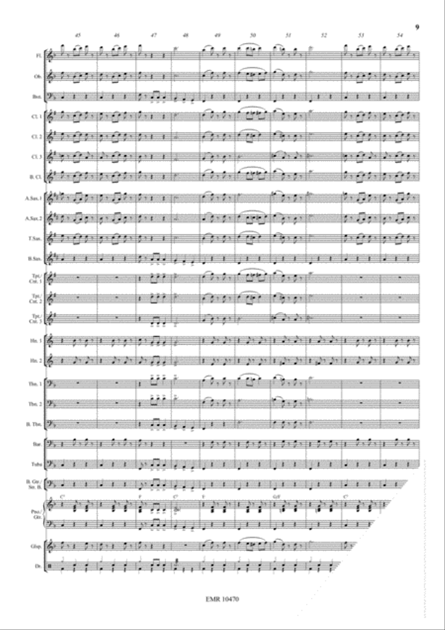 Aura Lee Aura Lee Concert Band scores gallery preview page 10