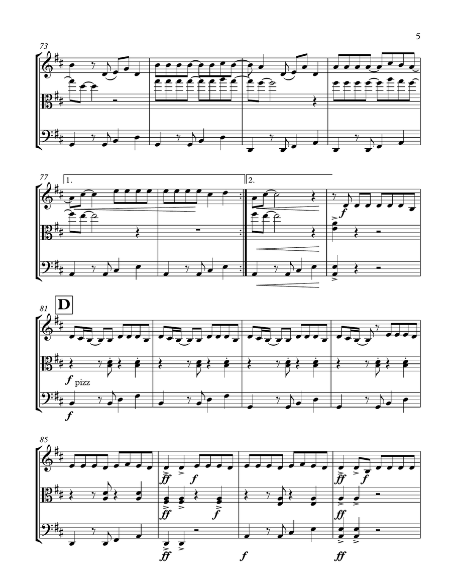 Despacito Despacito String Trio scores gallery preview page 6