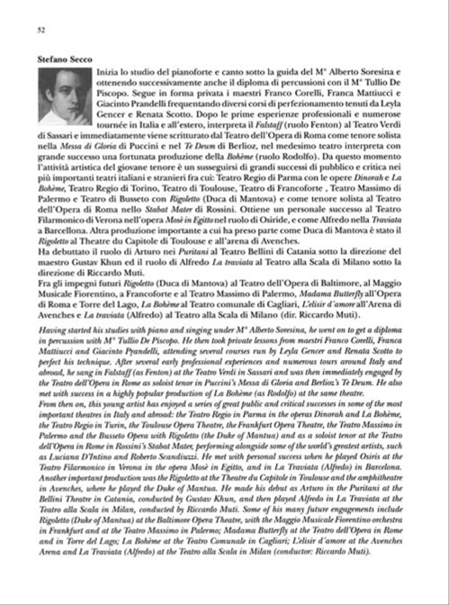 Arias for Lyric Tenor Voice Solo scores gallery preview page 5