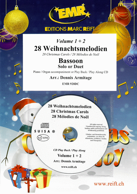 28 Weihnachtsmelodien Vol. 1 & 2 (with CD)