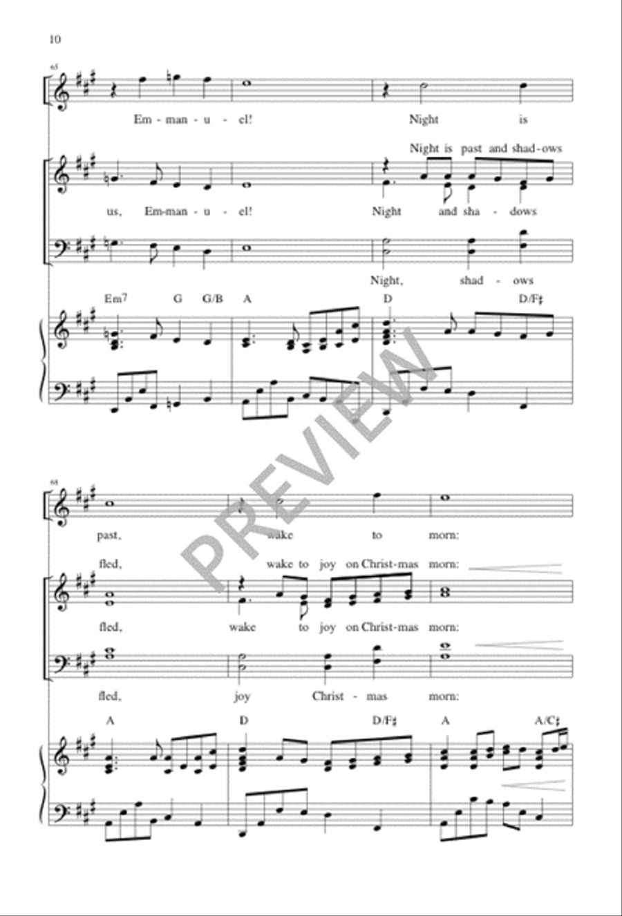 Child of Mary 4-Part scores gallery preview page 10