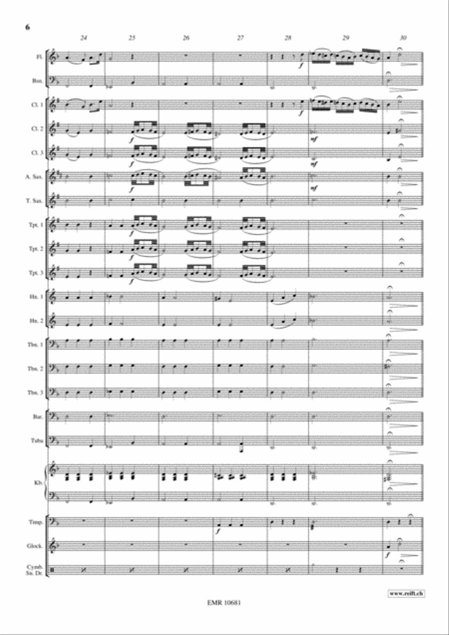 Adagio Concert Band scores gallery preview page 7