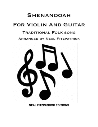 Book cover for Shenandoah For Violin and Guitar