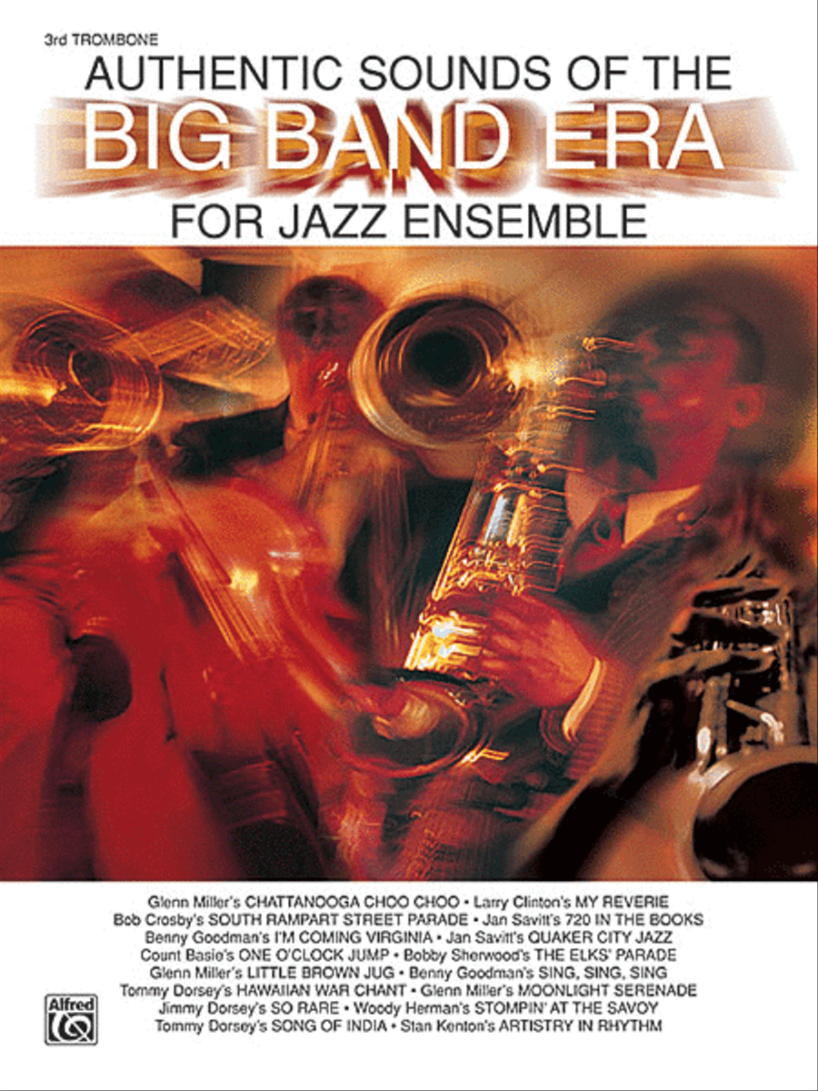 Authentic Sounds of the Big Band Era Jazz Ensemble scores gallery preview page 1