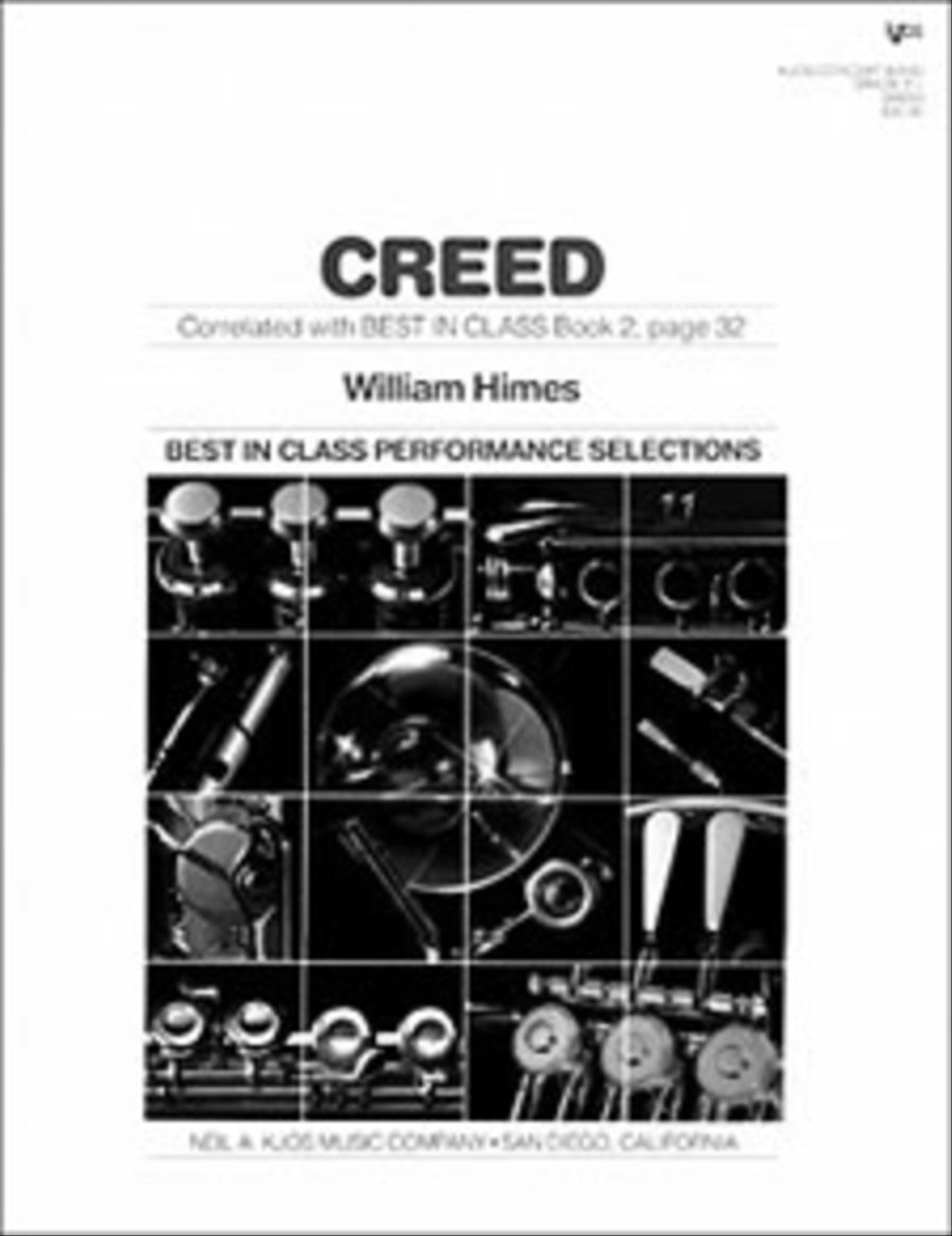 Creed - Score Concert Band scores gallery preview page 1