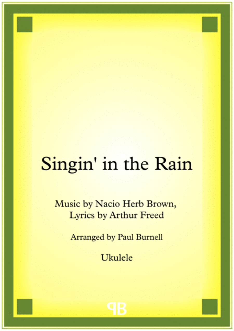 Singin' In The Rain Ukulele scores gallery preview page 1