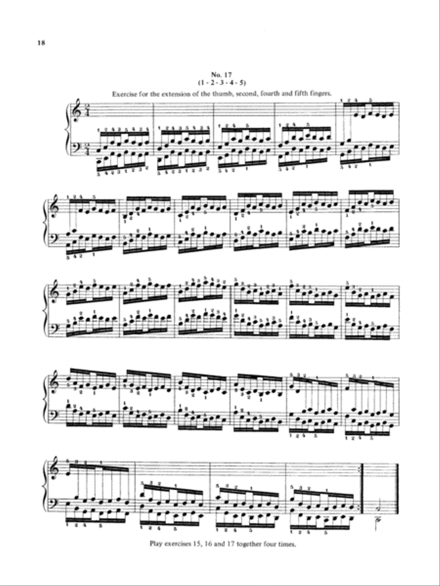 Hanon: The Virtuoso Pianist (Complete) Piano Solo scores gallery preview page 1