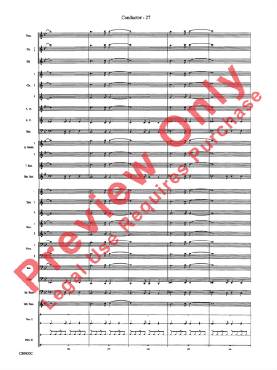 A Charlie Brown Christmas Concert Band scores gallery preview page 30