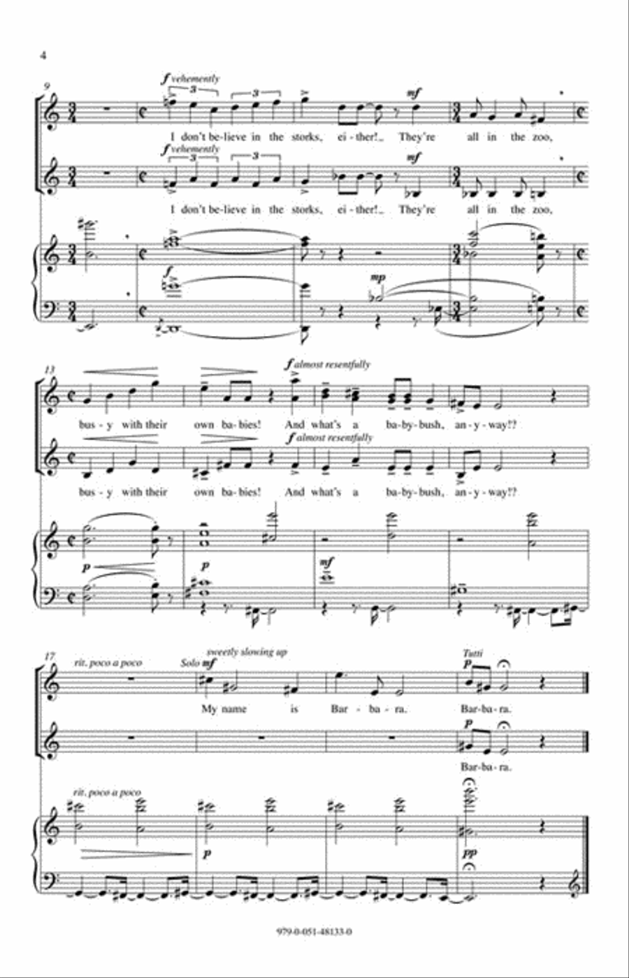 I Hate Music! SSA scores gallery preview page 3