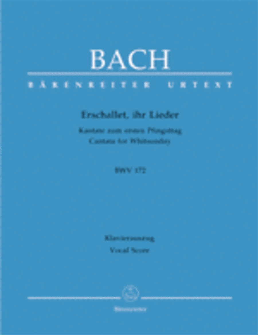 Erschallet, ihr Lieder, BWV 172 Bassoon scores gallery preview page 1