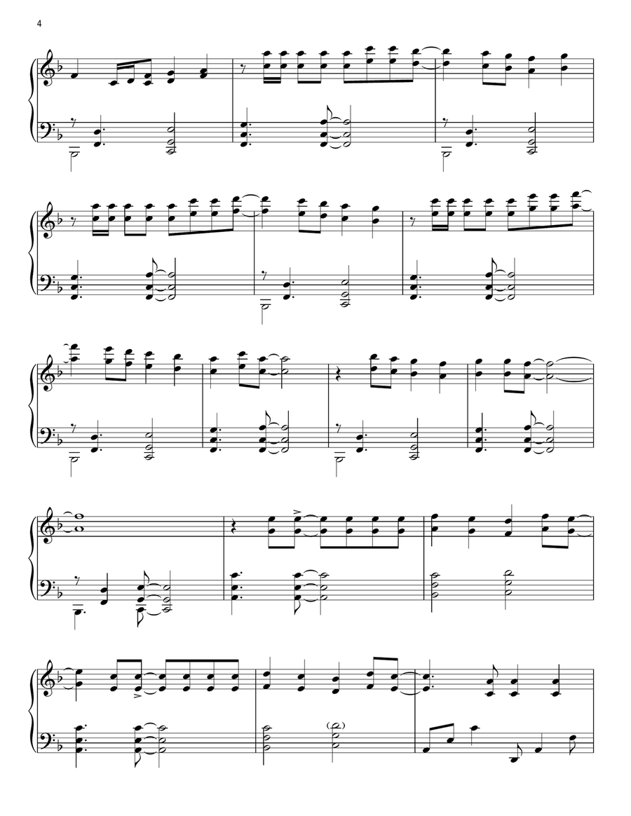 Summer's Child Piano Solo scores gallery preview page 4