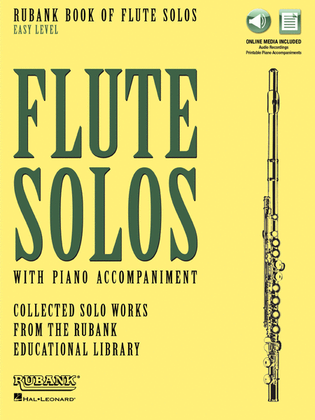 Book cover for Rubank Book of Flute Solos – Easy Level