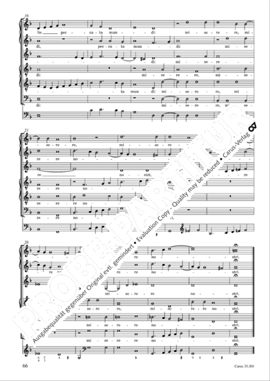 Palestrina: Masses and individual movements Score scores gallery preview page 81