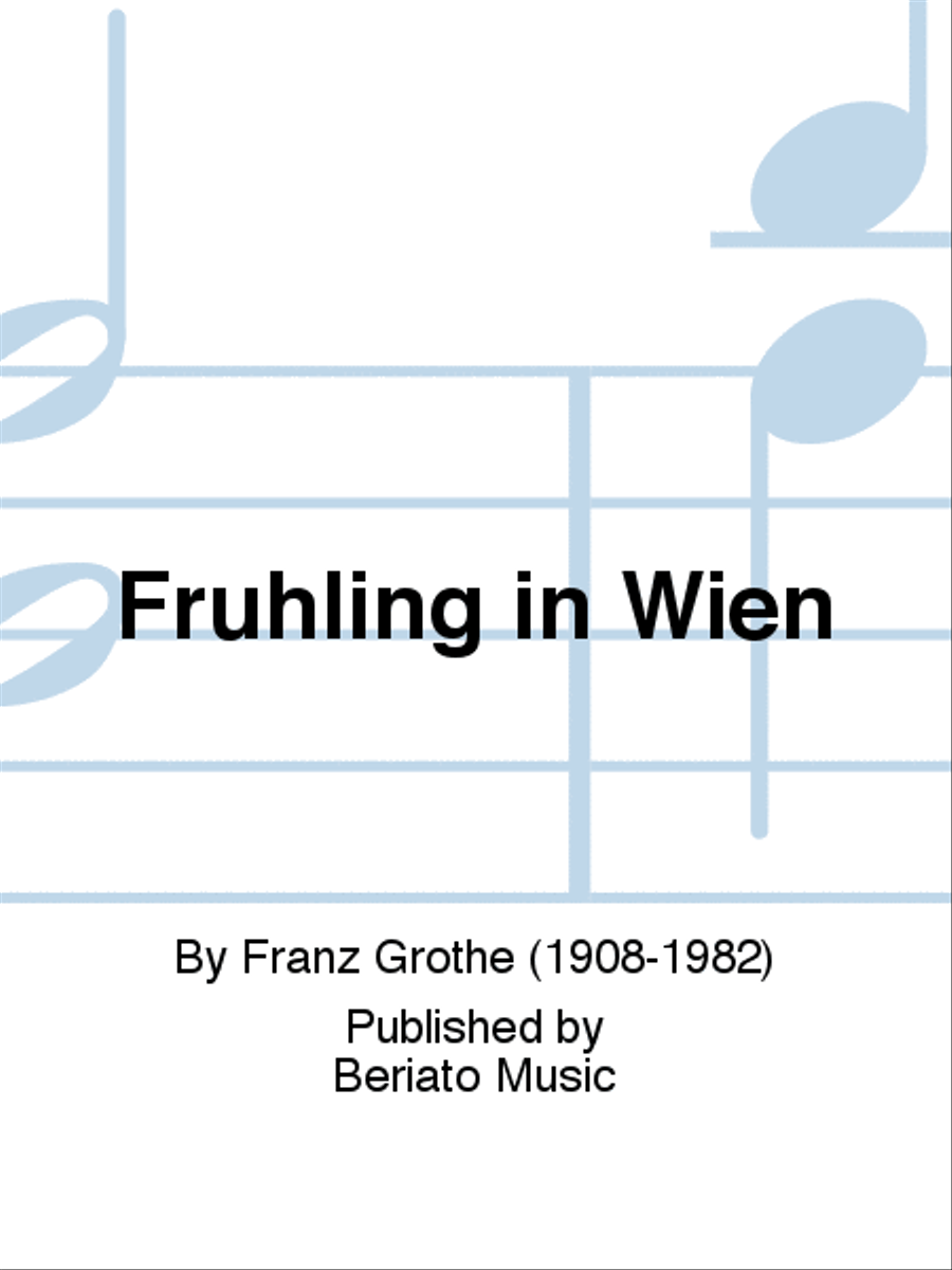 Frühling in Wien Orchestra scores gallery preview page 1