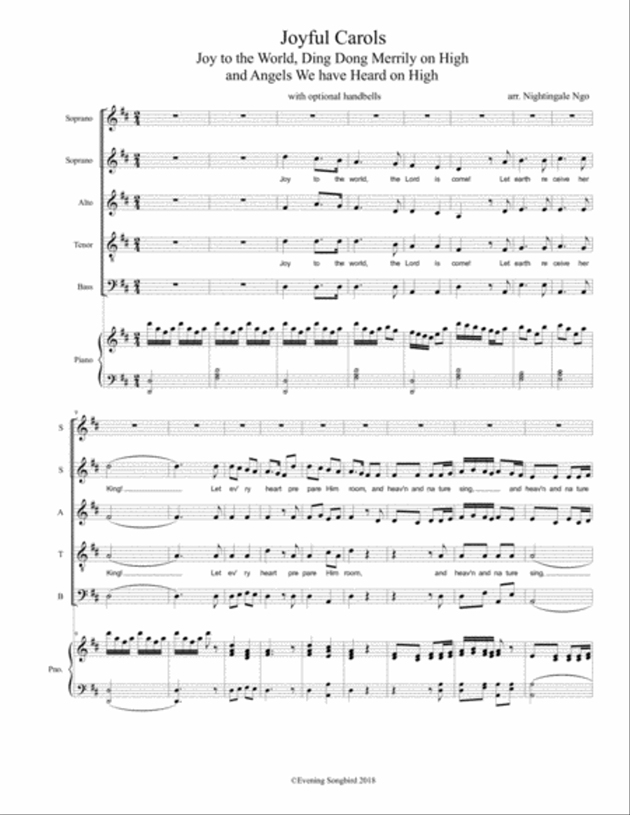 Joyful Carols Joyful Carols Divisi scores gallery preview page 1