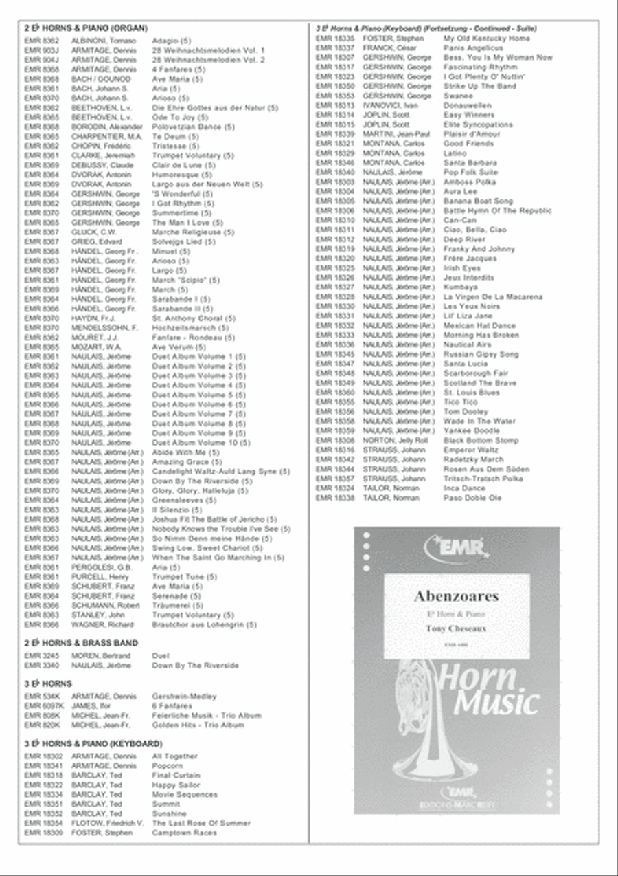 Ave Maria Horn scores gallery preview page 6