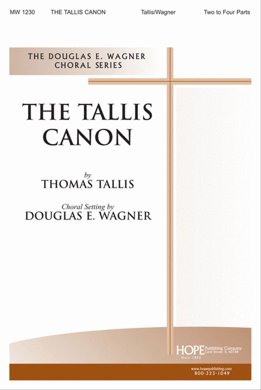 The Tallis Canon The Tallis Canon 4-Part scores gallery preview page 1