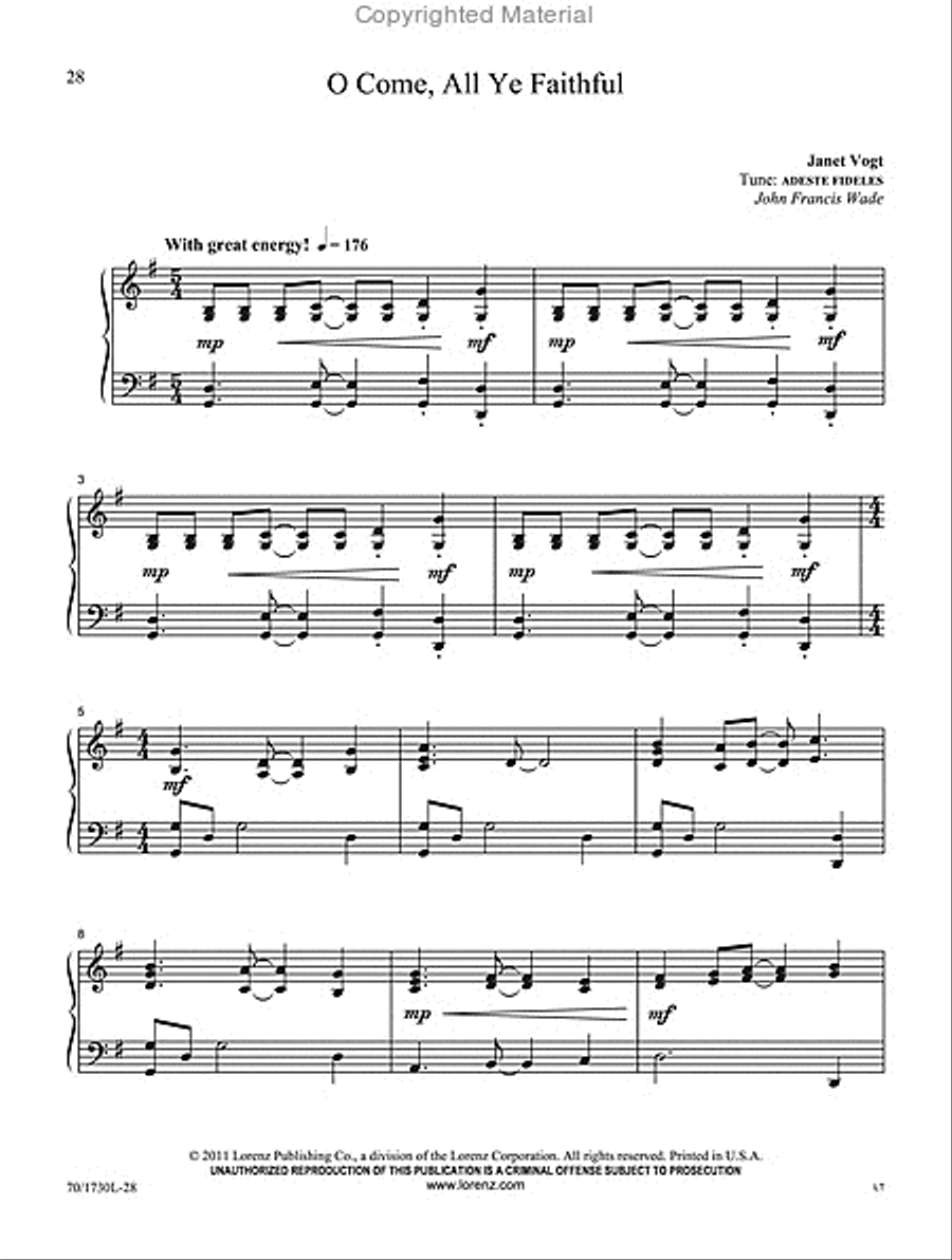 All Is Calm, All Is Bright Piano Solo scores gallery preview page 4