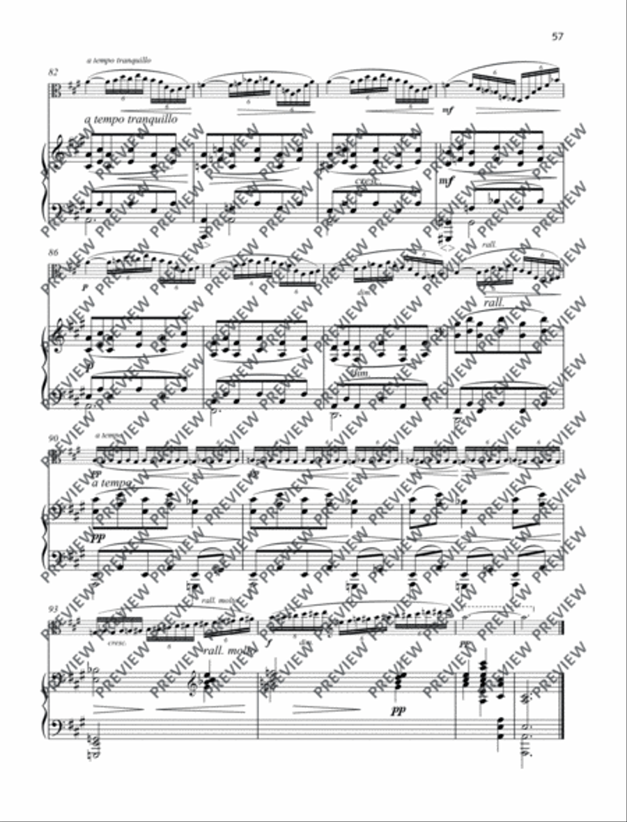 Sur le lac Piano Accompaniment scores gallery preview page 7