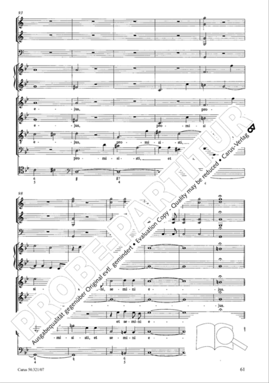 Requiem in C minor 4-Part scores gallery preview page 68