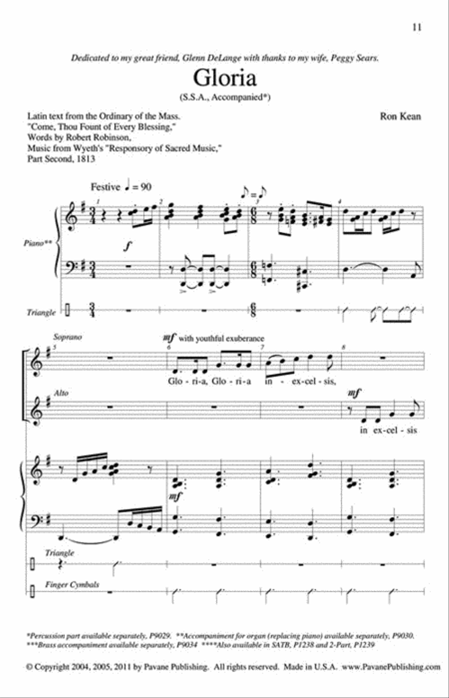 American Mass American Mass SSA scores gallery preview page 3