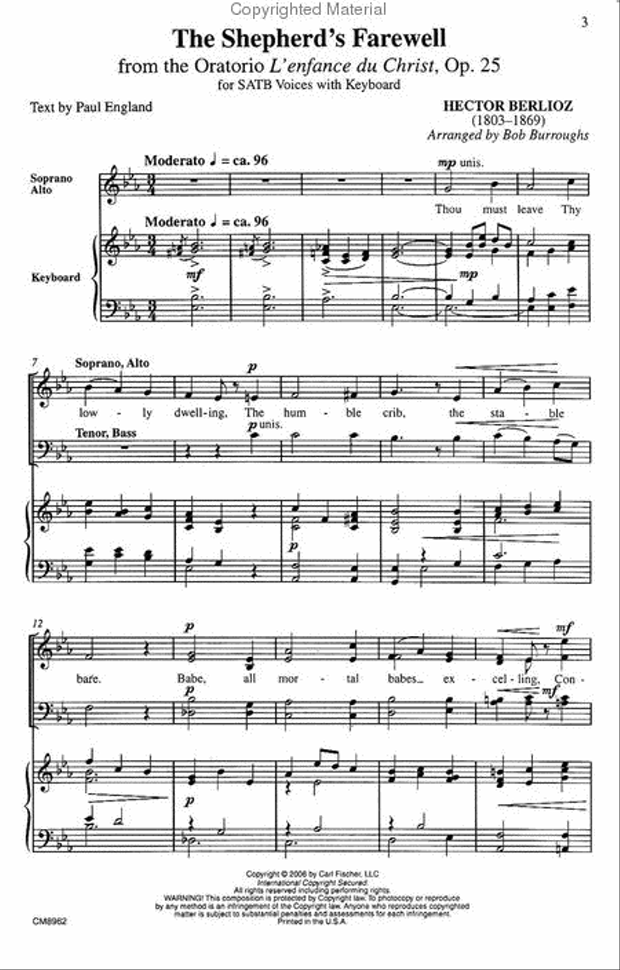 The Shepherd's Farewell The Shepherd's Farewell 4-Part scores gallery preview page 2