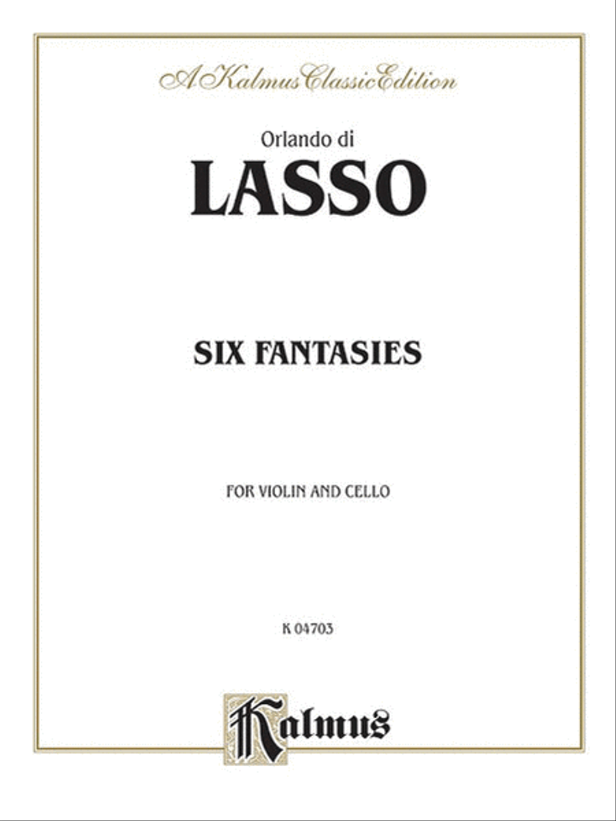 Six Fantasies Six Fantasies String Duet scores gallery preview page 1