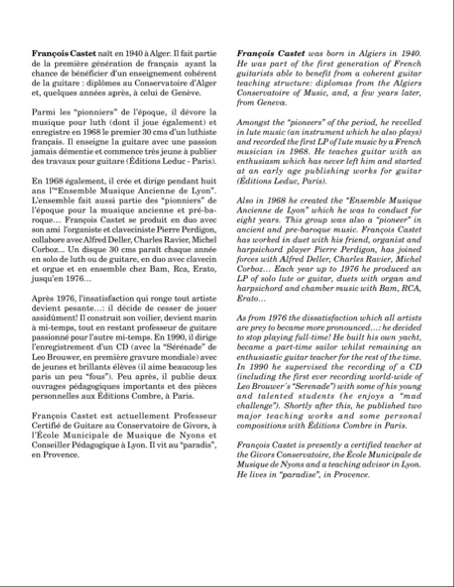Pavane pour une infante défunte Classical Guitar scores gallery preview page 2