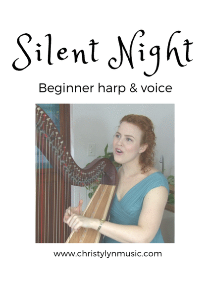 Silent Night (easy harp, voice)