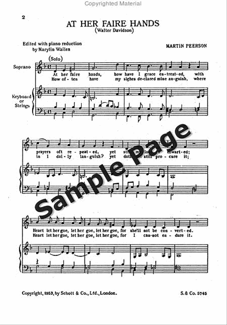At Her Faire Hands **pop** 4-Part scores gallery preview page 3
