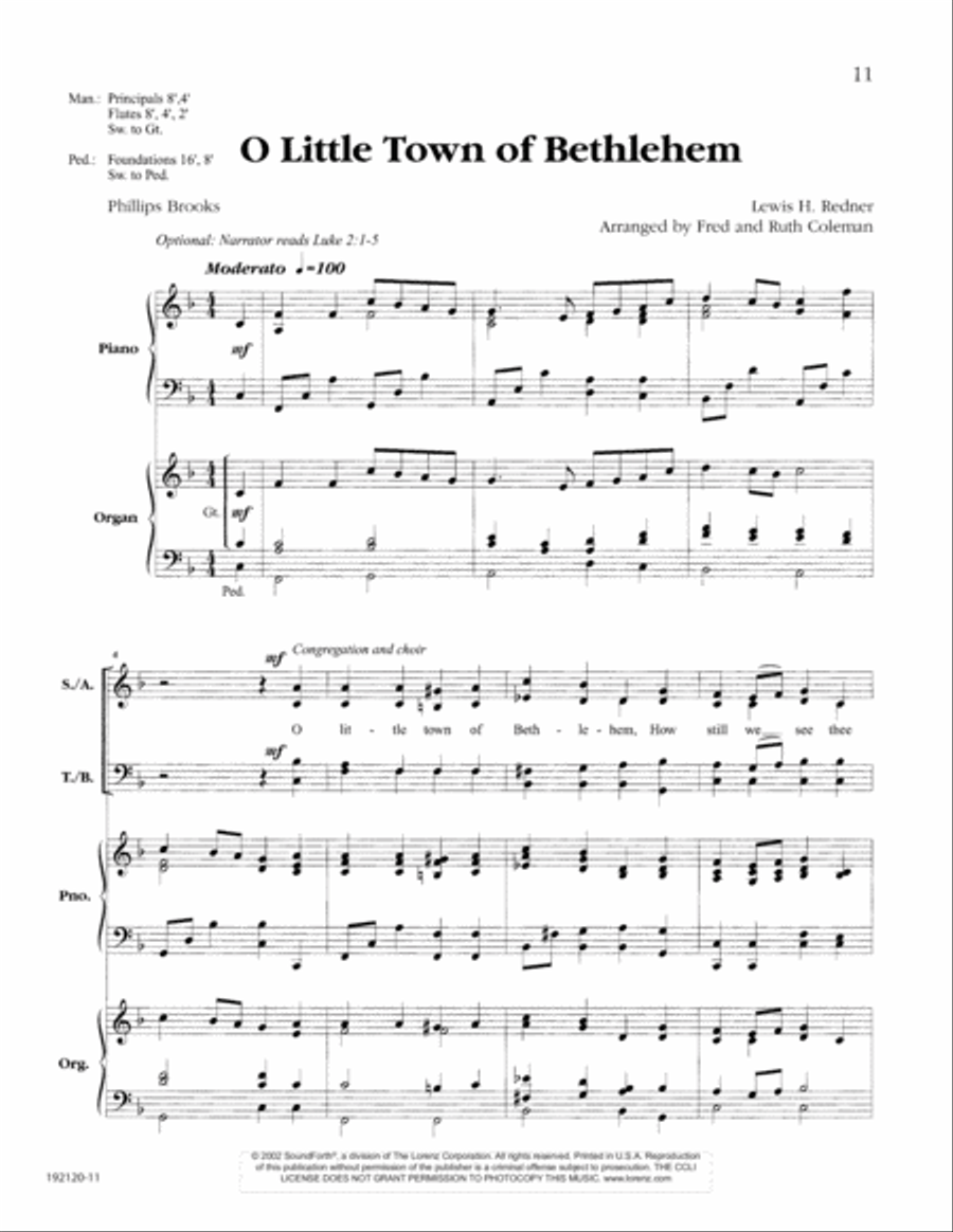 Let the People Sing at Christmas 4-Part scores gallery preview page 15