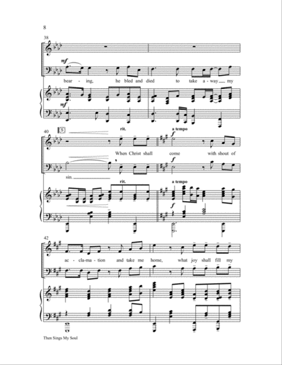 Then Sings My Soul (How Great Thou Art) 2-Part scores gallery preview page 9