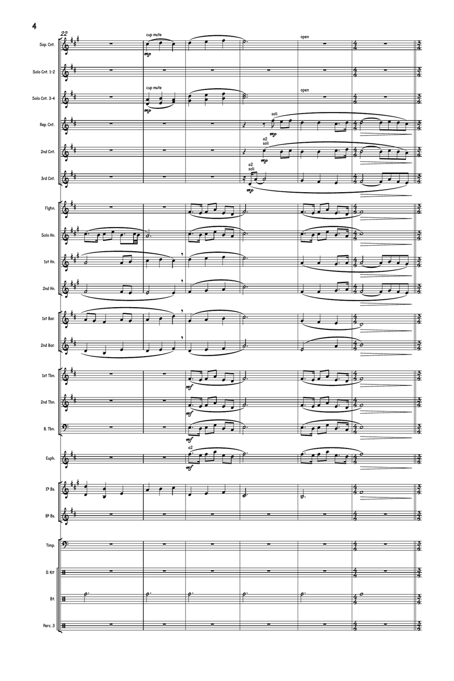 Stoick's Ship Brass Band scores gallery preview page 4