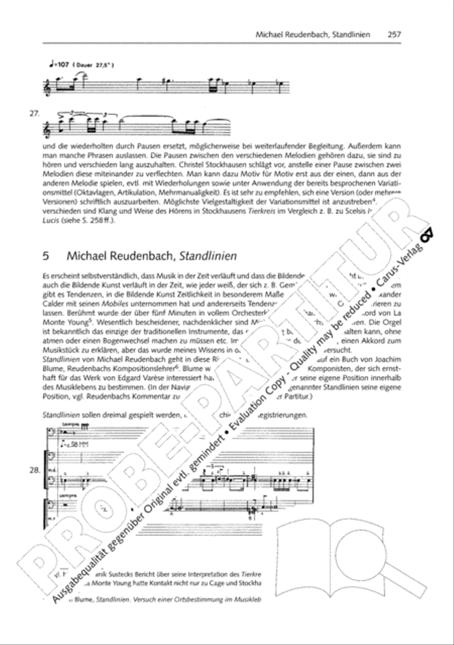 Orgelschule zur historischen Auffuhrungspraxis Organ Solo scores gallery preview page 258
