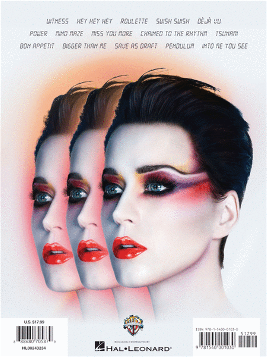 Katy Perry - Witness Katy Perry - Witness Piano, Vocal, Guitar scores gallery preview page 6