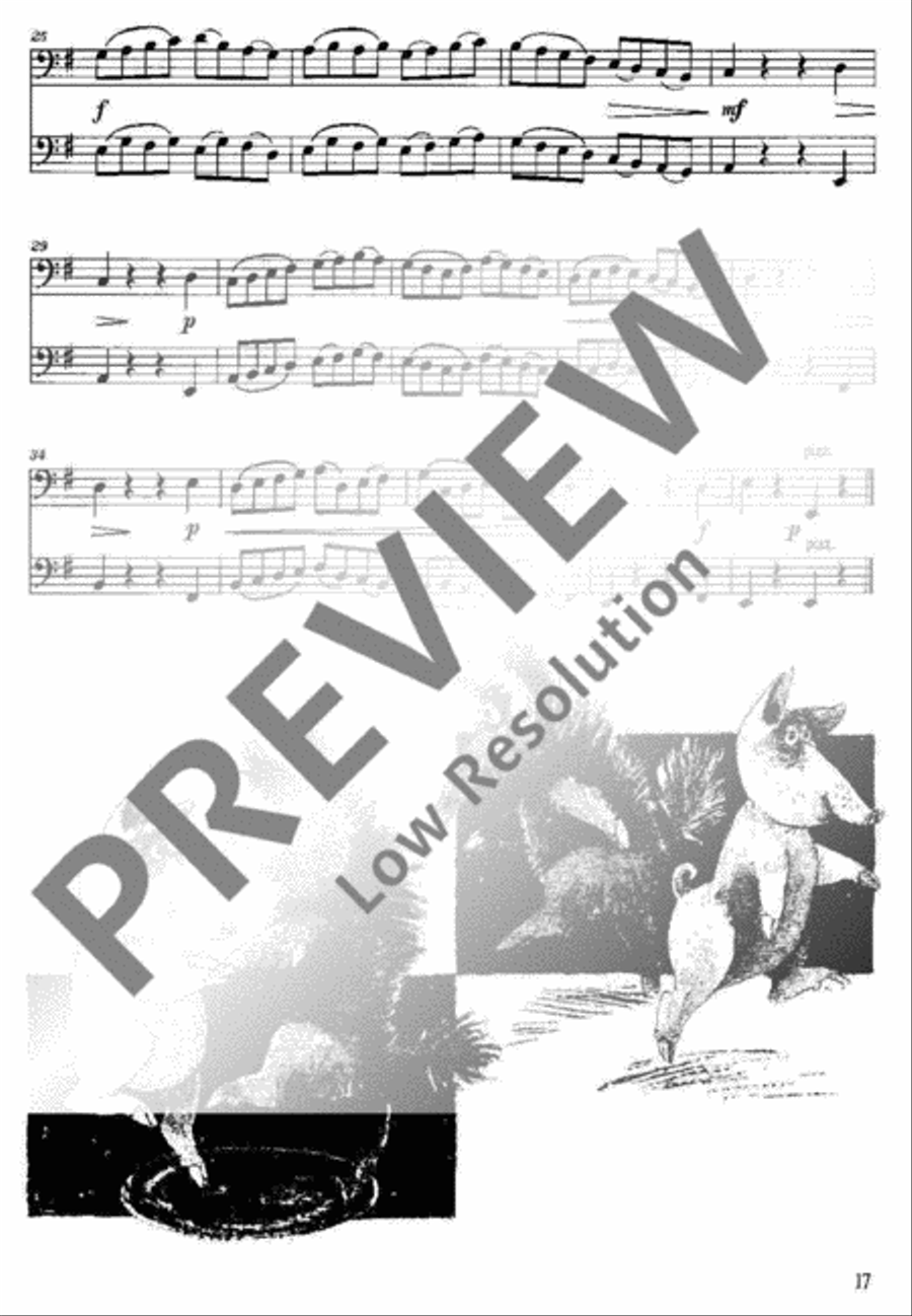 15 easy Duets Cello scores gallery preview page 16