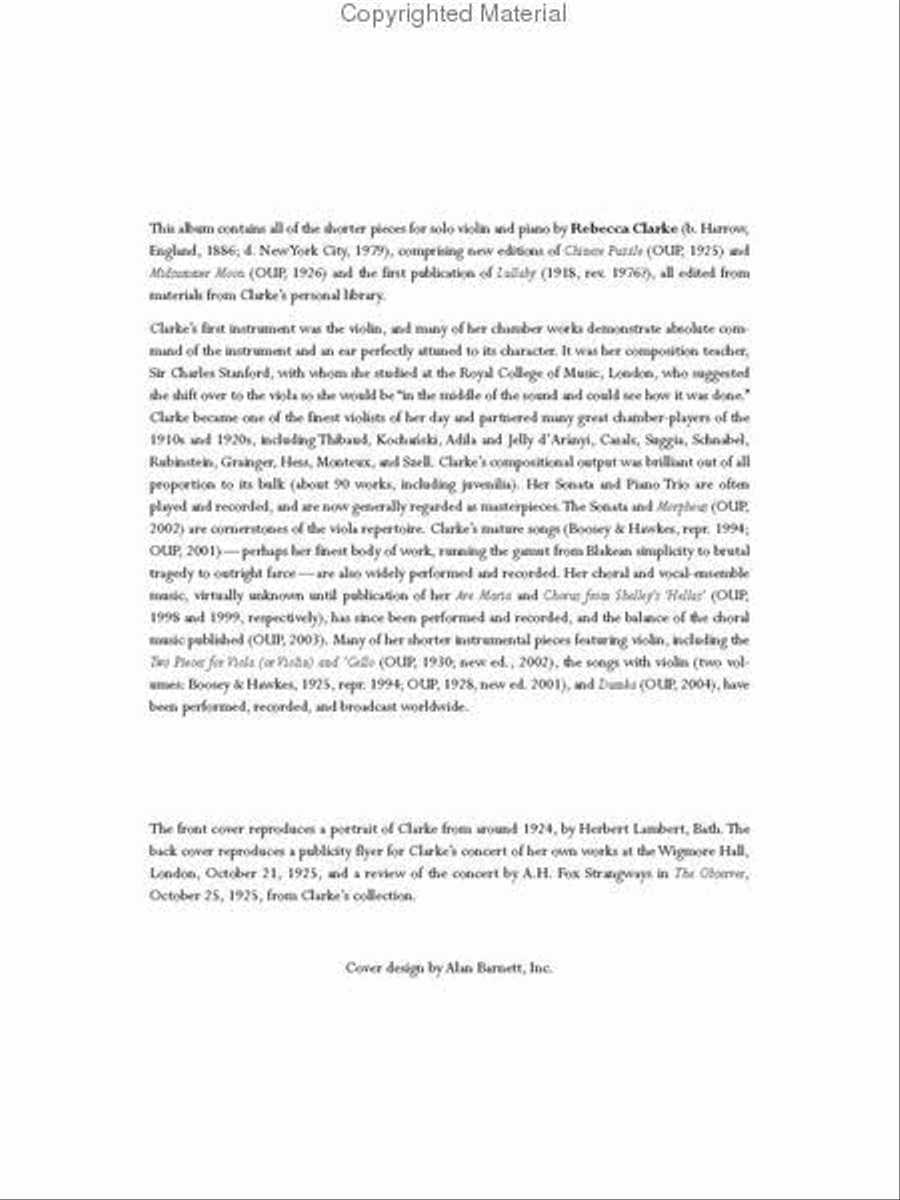 Shorter Pieces for Violin and Piano Violin Solo scores gallery preview page 2