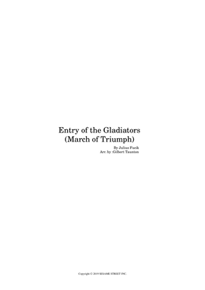 Book cover for Entry Of The Gladiators
